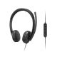 5. Lenovo 5000 Kabelgebundenes VoIP-Headset mit Mikrofon, USB-A/C, Schwarz
