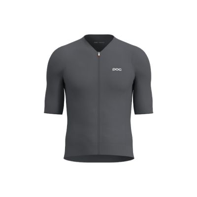 POC Herren-Renntrikot Kurzarmtrikot Grau