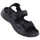 Big Star TT274A055 Schwarze Schaumstoff-Sandalen mit Klettverschluss