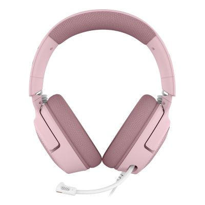 3. Razer Kraken V4 X – Pikachu & Eevee Edition Kabelgebundenes Gaming-Headset mit Kopfbügel, USB Typ-C / USB Typ-A, Pink