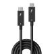 3. Lindy 31121 Thunderbolt-Kabel 2 m 40 Gbit/s Schwarz