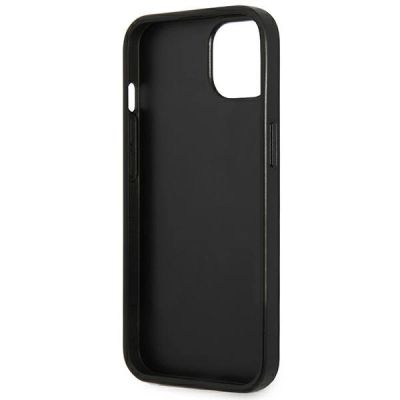 7. Guess GUHCP13SPSATLG iPhone 13 mini 5,4 "Silber / Silber Hardcase SaffianoTriangle Logo