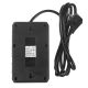 4. MACLEAN Steckdosenleiste, Verlängerungskabel mit 4 Steckdosen + 3 USB-Anschlüssen, 110–240 V Wechselstrom, 50/60 Hz, max. 2,1 A, 2500 W, 1,5 m, Schwarz, MCE392 B