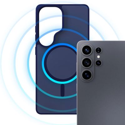 37. Samsung Galaxy S26 Ultra - 3mk Smoke MagCase Blau