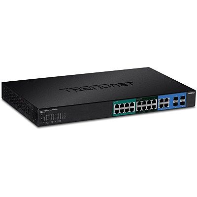 TRENDnet Switch 20-Port Gbit UPoE 370W Web Smart 19"
