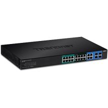 TRENDnet Switch 20-Port Gbit UPoE 370W Web Smart 19"