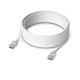 2. Ubiquiti UACC-Cable-Patch-EL-15M-W Netzwerkkabel, halbtransparent, weiß, Cat6
