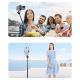 21. Selfie Stick WC1Y2S Teleskopstativ 1,3 m aus Aluminiumlegierung mit Telefonhalter – Schwarz