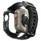 4. Spigen Rugged Armor Pro Gehäuse mit Armband für Apple Watch Ultra (49 mm) – Schwarz