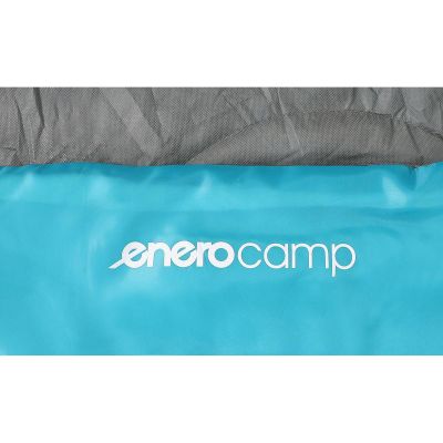 10. LEICHTER TOURISTEN-SCHLAFSACK 200X70CM BLAU ENERO CAMP