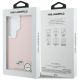 8. Karl Lagerfeld Saffiano KC Metal Logo MagSafe Hülle für Samsung Galaxy S26 Ultra - Pink