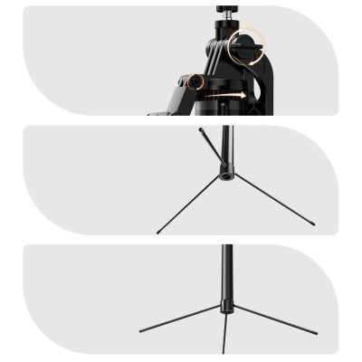 3. Selfie-Stick Universal Portable Holder für Handy/Kamera/DSLR – Premium