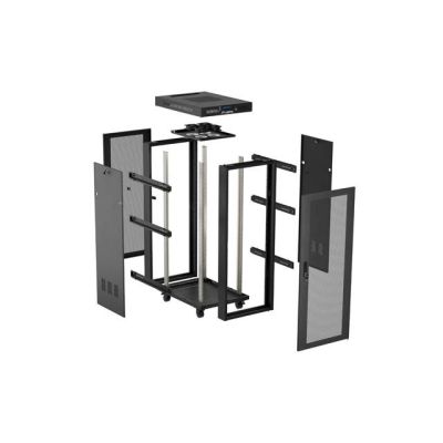 20. LANBERG Standrack-Schrank 19" 24U 600x800 Schwarz