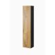 VIGO Vitrine „180“ 180/40/30 Schwarz/Wotan Eiche