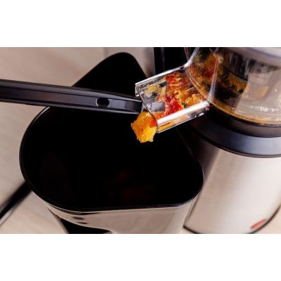 10. ELDOM Slow Juicer PJ400 400W Silber-Schwarz, BPA-frei, Schnecke 80 [U/min]