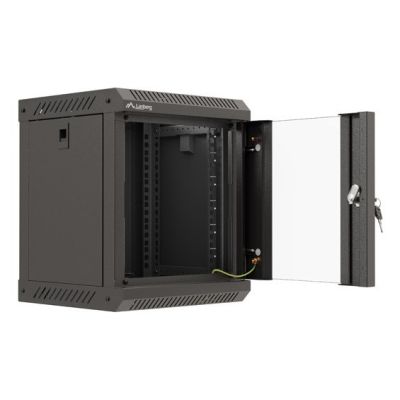 6. Lanberg WF11-3306-10B 6U Rack-Wandschrank Schwarz