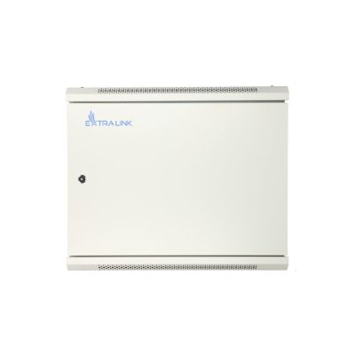 Extralink 12U 600x600 ASP Grauer Wandschrank, Tür aus massivem Blech