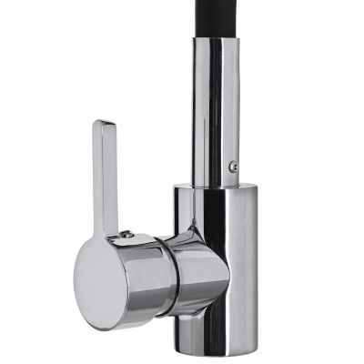 2. PYRAMIS FLESSI schwarze flexible Küchenarmatur 090919638