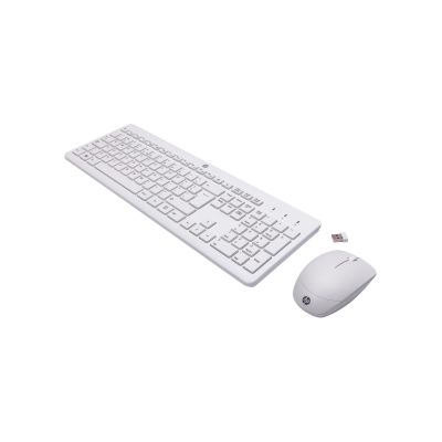 HP 230 Kabellose Maus- und Tastatur-Kombination Kabellos Weiß 3L1F0AA