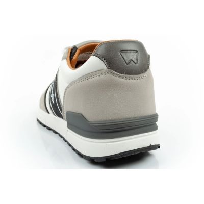 5. Wrangler Herren-Sportschuhe, Sneaker Wylie, modisch, bequem, hellgrau