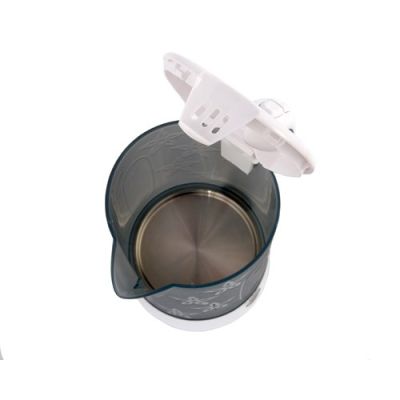 6. Adler AD 1268 Wasserkocher (600 W, 0,6 l; weiß)