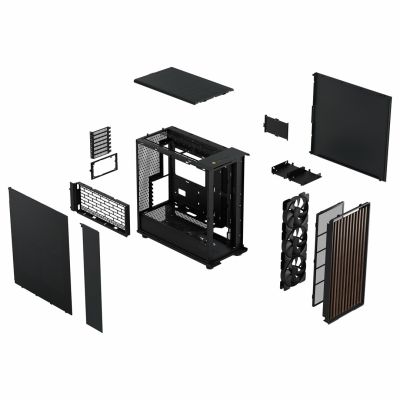 18. Fractal Design North XL Anthrazit Schwarz Hülle