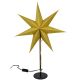 2. DEKORATIVE STEHLEUCHTE STERN 65 CM E14 GOLD