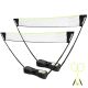 28. VIRTUFIT 2-IN-1 TRAGBARES BADMINTON- UND TENNISSET - INKLUSIVE TASCHE UND SCHLÄGER