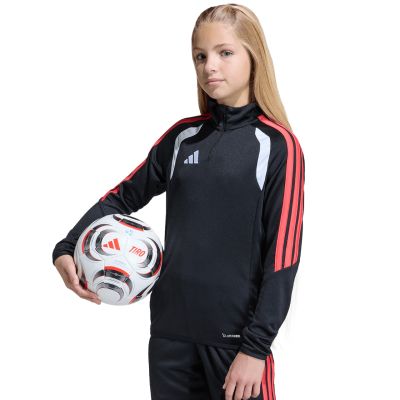 5. adidas Tiro 26 League Trainingsshirt für Kinder, schwarz, weiß und rot, JY7159