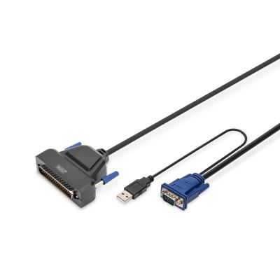 4. Digitus DS-72221-1GE Rackkonsole 48,3 cm (19") 1920 x 1080 px Schwarz 1 HE