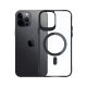 6. 3mk Satin Armor MagCase Hülle mit MagSafe für iPhone 12 Pro Max – transparent mit schwarzem Rahmen