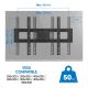 4. Manhattan Outdoor-TV-Wandhalterung, voll beweglich, 37–86 Zoll, 50 kg