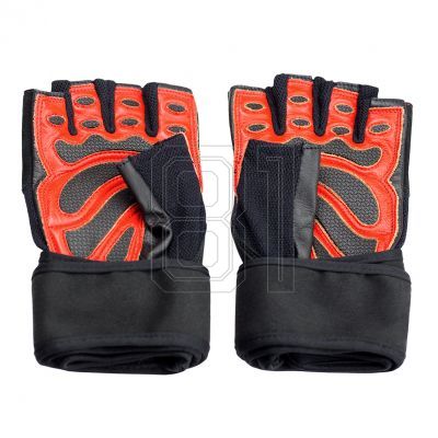 32. Schwarz/Rot HMS RST01 rS Gym Handschuhe