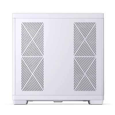 15. Jonsbo TK-4 Gehäuse, Midi-Tower, ATX, gehärtetes Glas – Weiß
