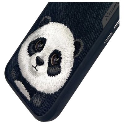 7. Nimmy Big Eyed Pet 2.0 Panda Hülle für iPhone 16 - Schwarz