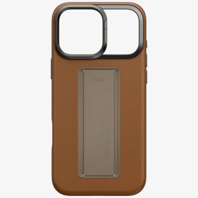 5. Uniq Heldro Pro Magclick Ladehülle für iPhone 17 Pro Max – Braun