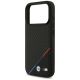 6. BMW M Carbon Tricolor Line MagSafe Case für iPhone 17 Pro - Schwarz