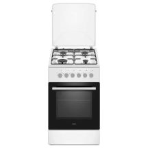 Gas-Elektro-Herd MPM-56-KGM-04 50 cm weiß, Konvektion