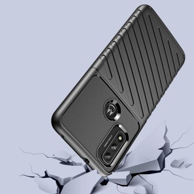 5. Thunder Case flexible gepanzerte Hülle für Motorola Moto G Play 2022 schwarz