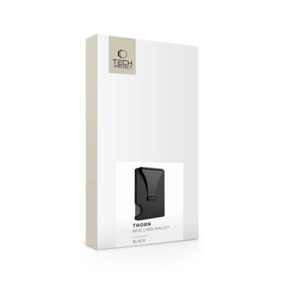 8. Tech-Protect Thorn RFID-Geldbörse – Schwarz