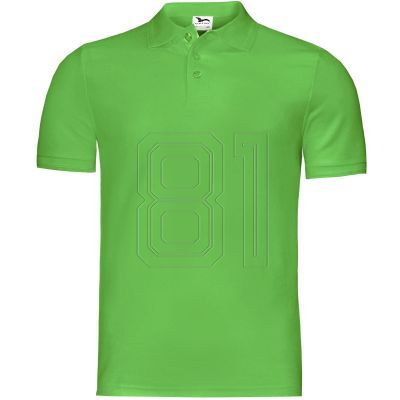 6. Malfini Pique Polo Free M MLI-F0392 grünes Apfel-Poloshirt