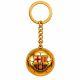 8. Original lizenzierter FC Barcelona Schlüsselanhänger in Form eines goldenen Balls mit dem Wappen B7081