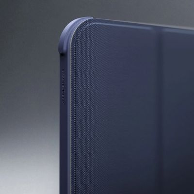 8. AmazingThing Titan Pro Hülle für iPad Pro 11" M5 mit 720° drehbarem Ständer und Stifthalter - Marineblau