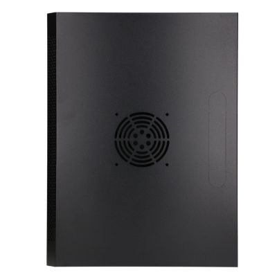 6. Extralink LITE 4U 530x400 Wandschrank, schwarz, freistehend/Wand-/Bodenregal, schwarz