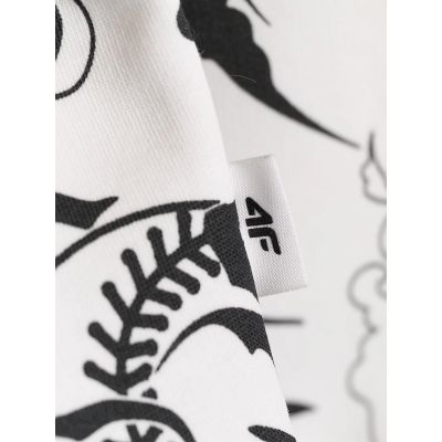 6. Oversized T-Shirt mit Aufdruck für Mädchen 4F 4FJRAW25TTSHF3069-90A