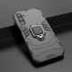 6. Ring Armor Hülle für Samsung Galaxy A24 4G Panzerhülle Magnethalter Ring schwarz