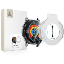Tech-Protect Easy Set+ 2er-Pack Panzerglas für Huawei Watch GT 5 46 mm - Transparent