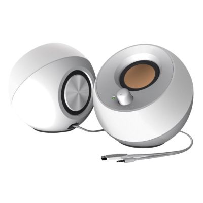 2. Creative Pebble 2.0 Computerlautsprecher-Set 51MF1680AA001 (2.0; weiß)