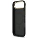 7. Guess 4G Strass Logo & Big Strap Metal Buttons MagSafe Hülle für iPhone Air - Schwarz
