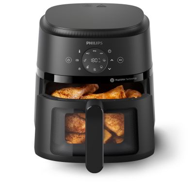 2. Philips 2000 Serie NA220/00 Fritteuse, 4,2 l, 1500 W, Heißluftfritteuse, Schwarz